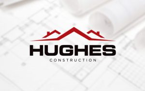 hughes Construction Logo Design